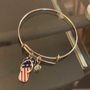 USA flag sandal bracelet
